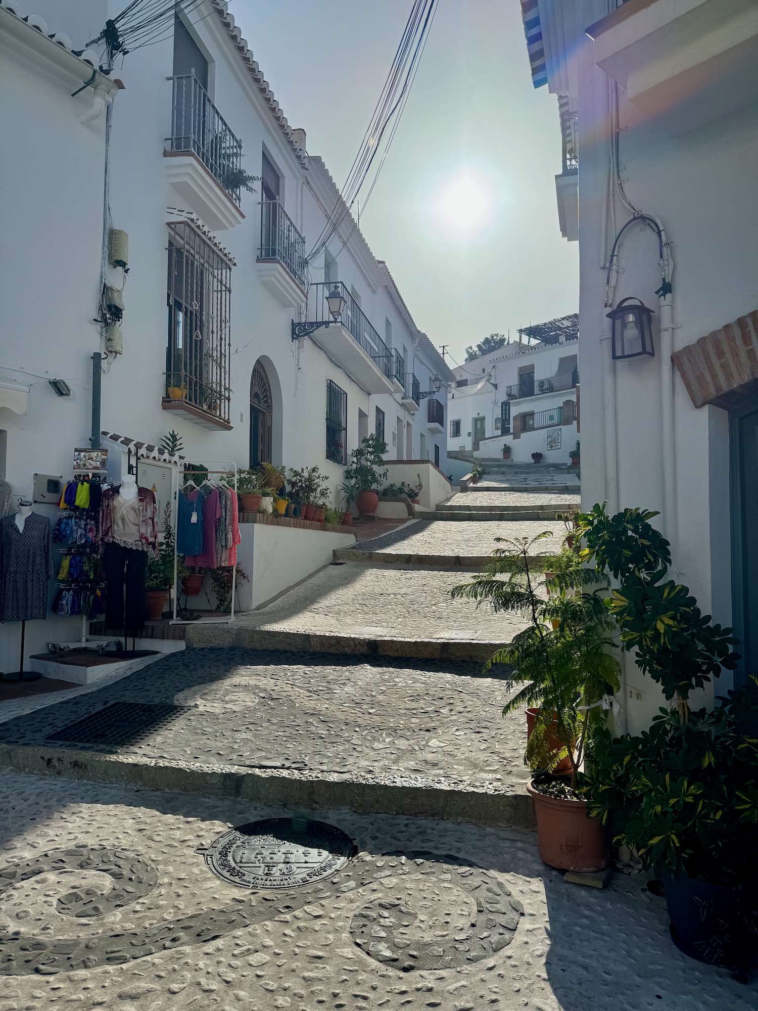 Niedliche Dorfstraße